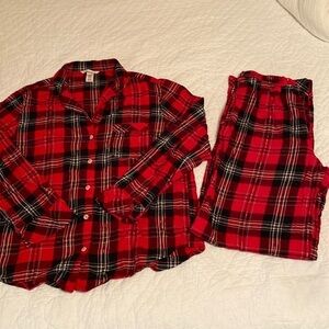 Victorias Secret Plaid‎ PJ Set